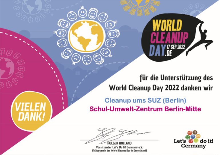 World Cleanup Day — Wir haben mitgemacht!