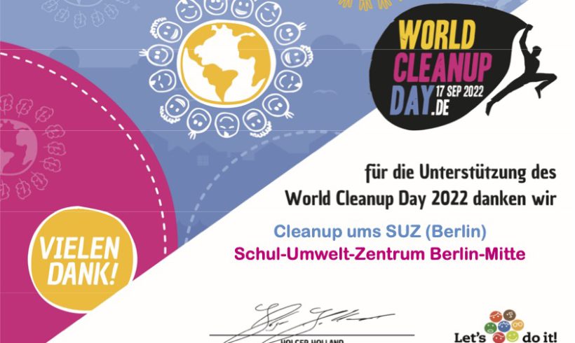 World Cleanup Day — Wir haben mitgemacht!
