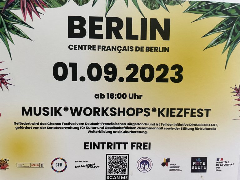 Wir sind beim Chance Festival 2023!