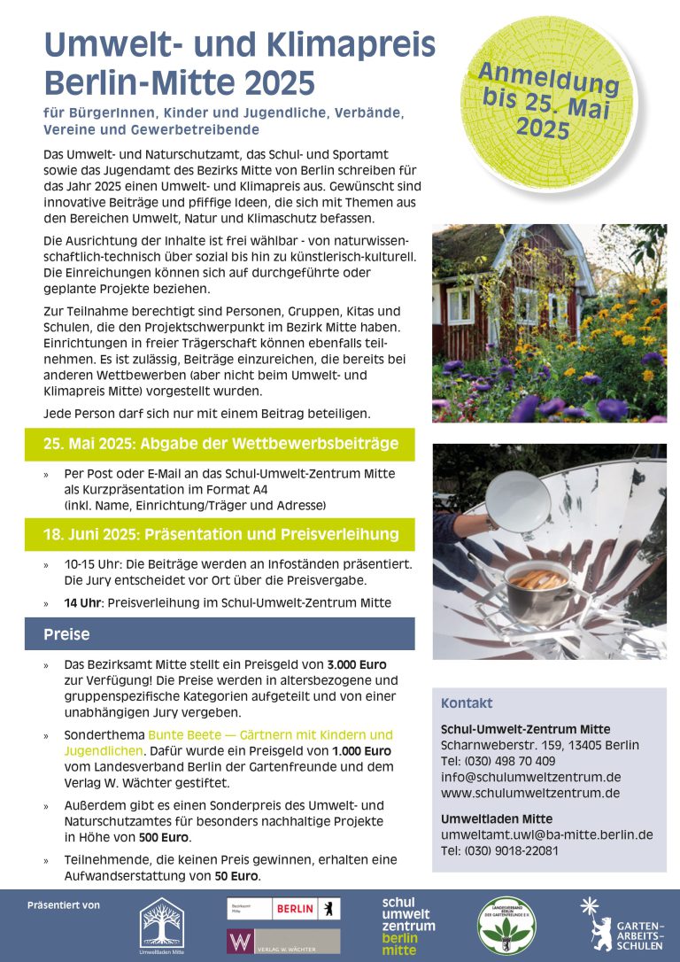 Jetzt für den Umwelt- und Klimapreis bewerben!